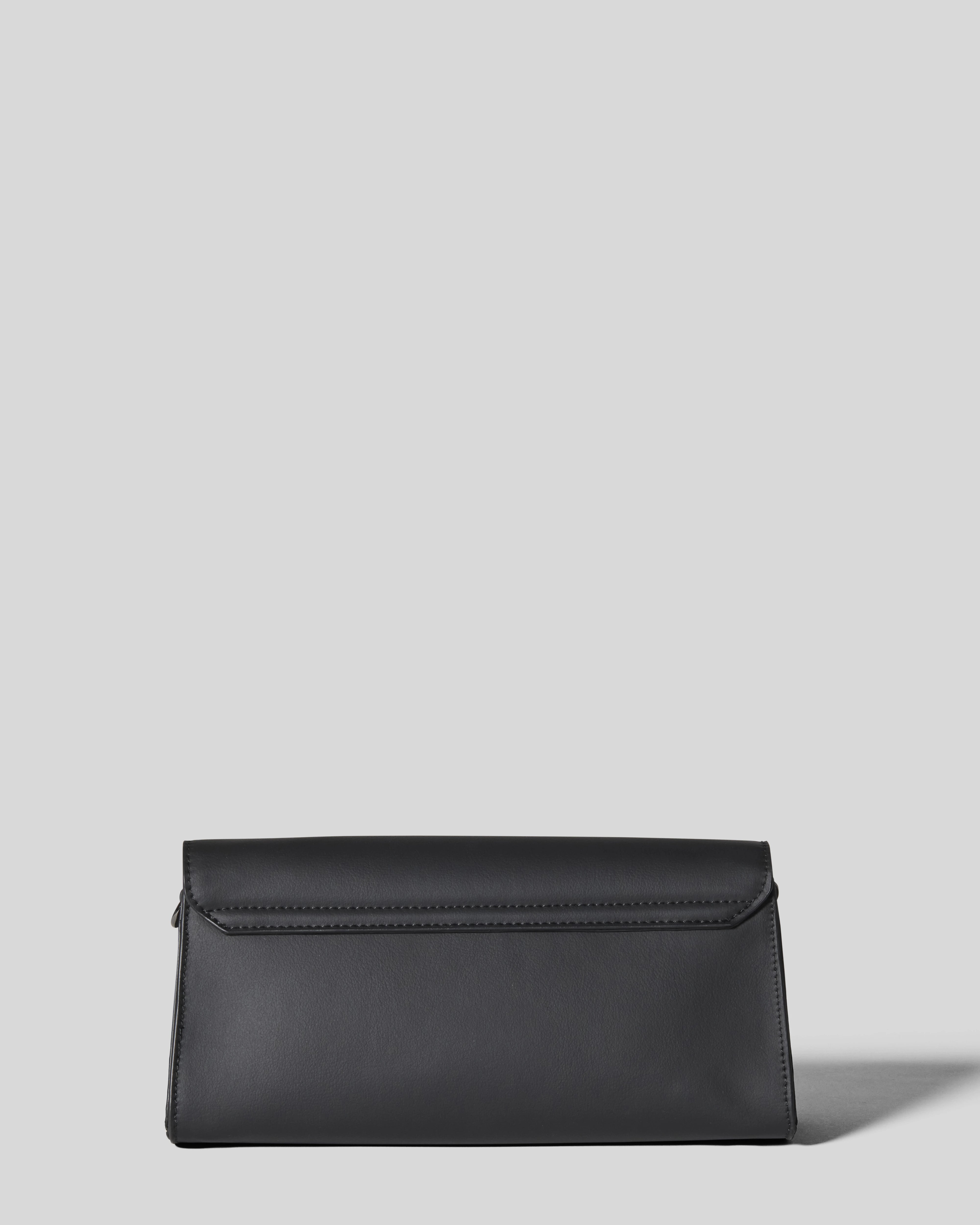 Andretta Plant-Based Convertible Clutch | Black