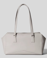 Bisaccia Geometric Plant-Based Shoulder Bag | Dove