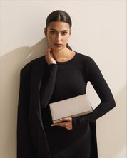 Andretta Plant-Based Convertible Clutch | Dove
