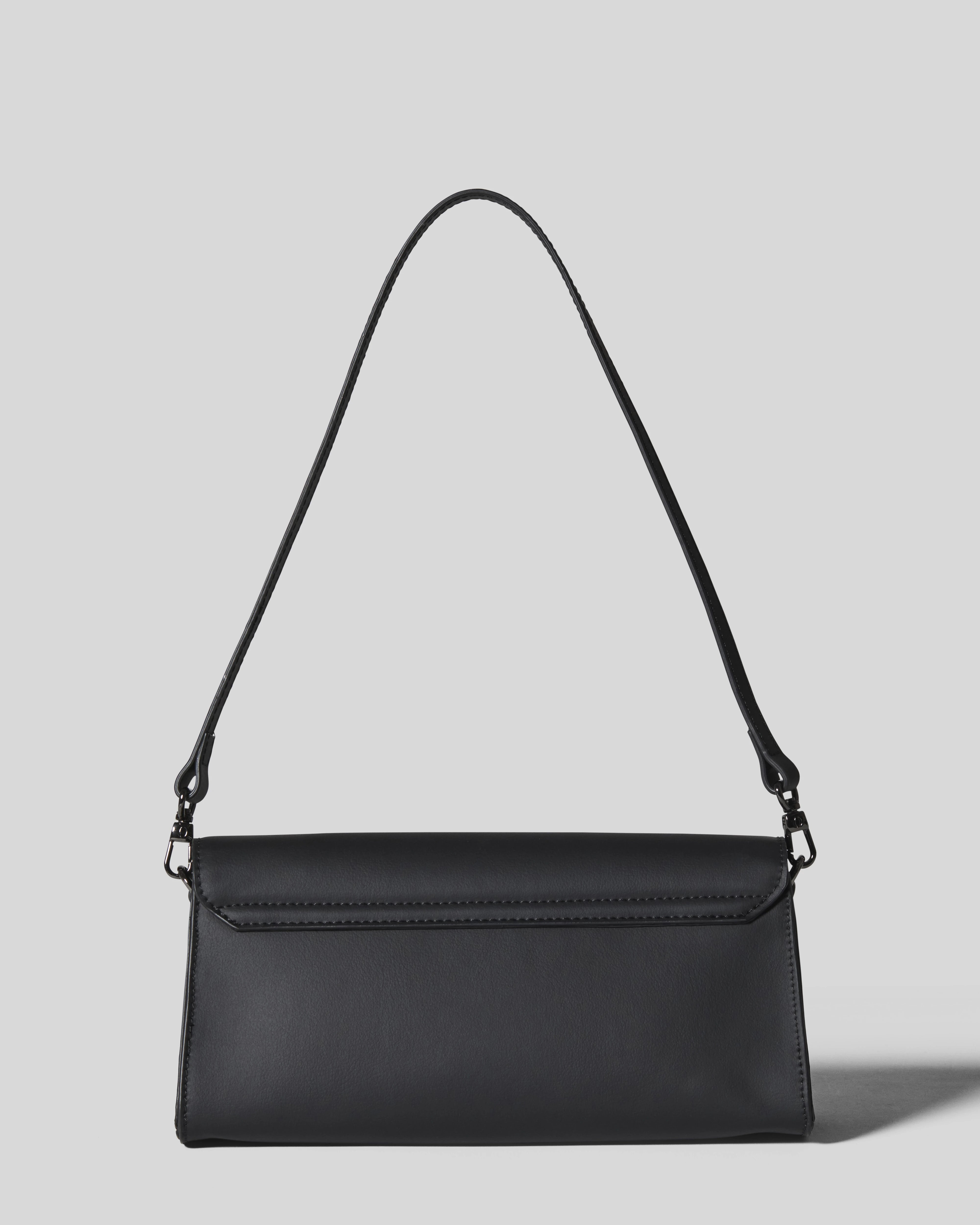 Andretta Plant-Based Convertible Clutch | Black