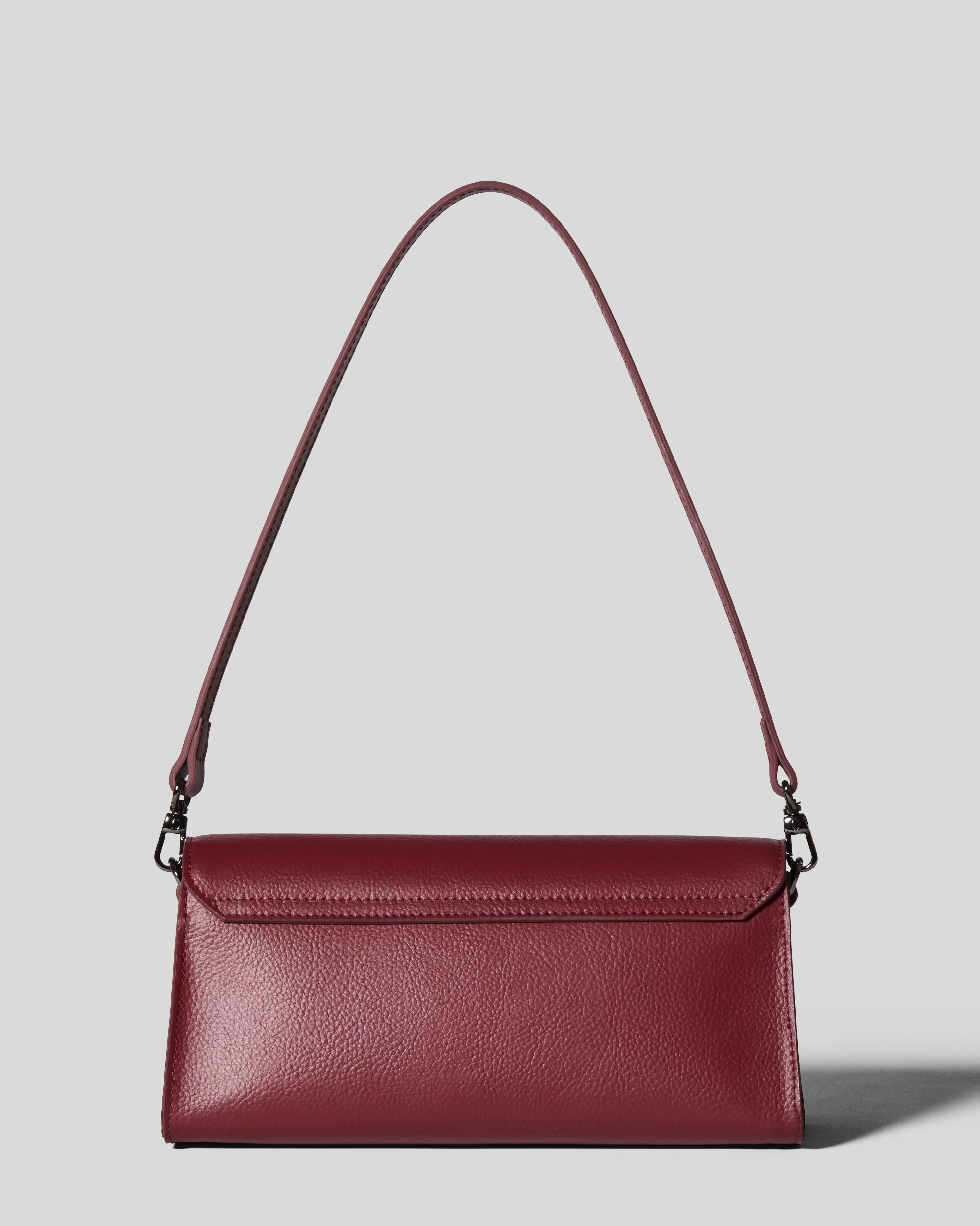 Andretta Plant-Based Convertible Clutch | Bordeaux