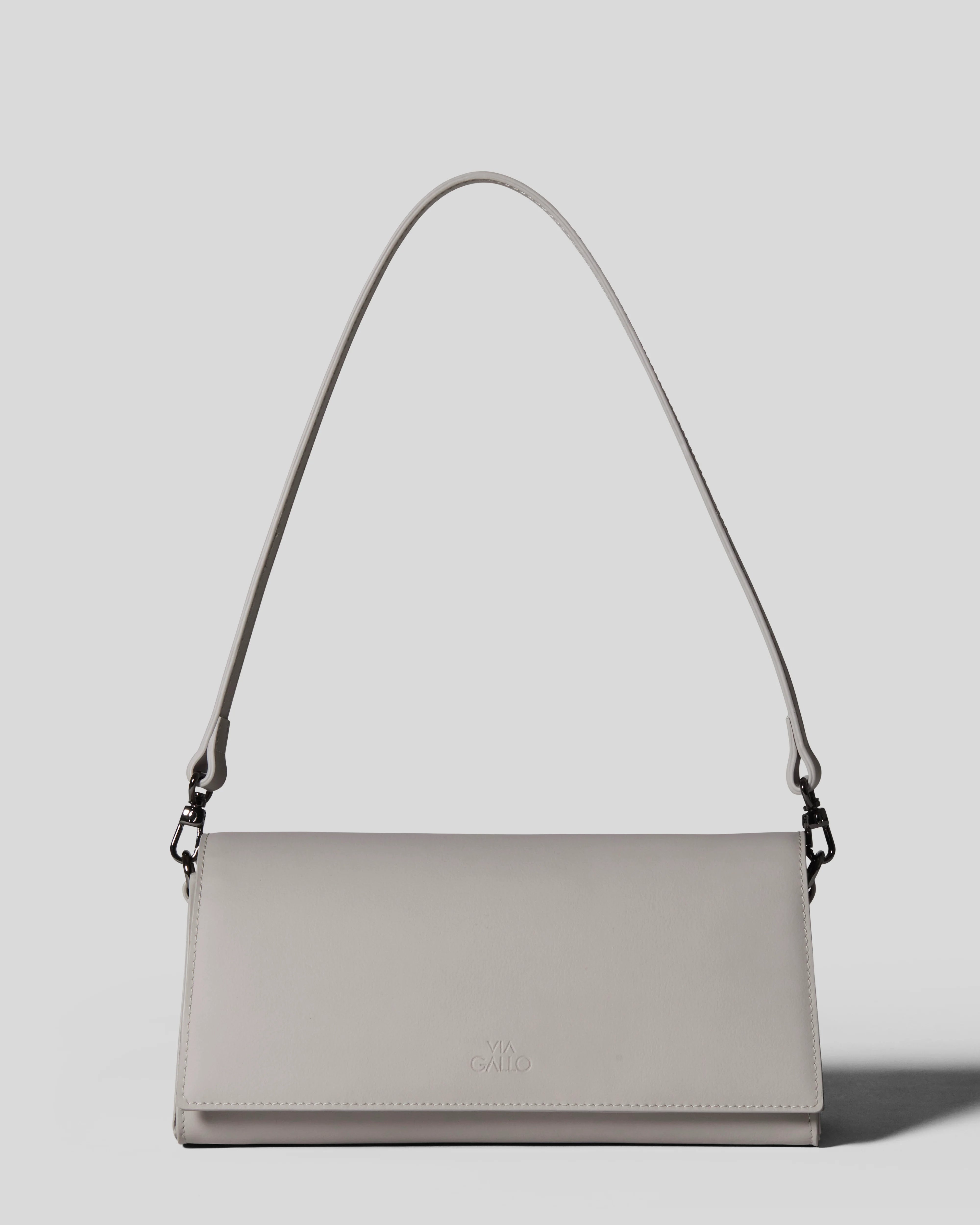 Andretta Plant-Based Convertible Clutch | Dove