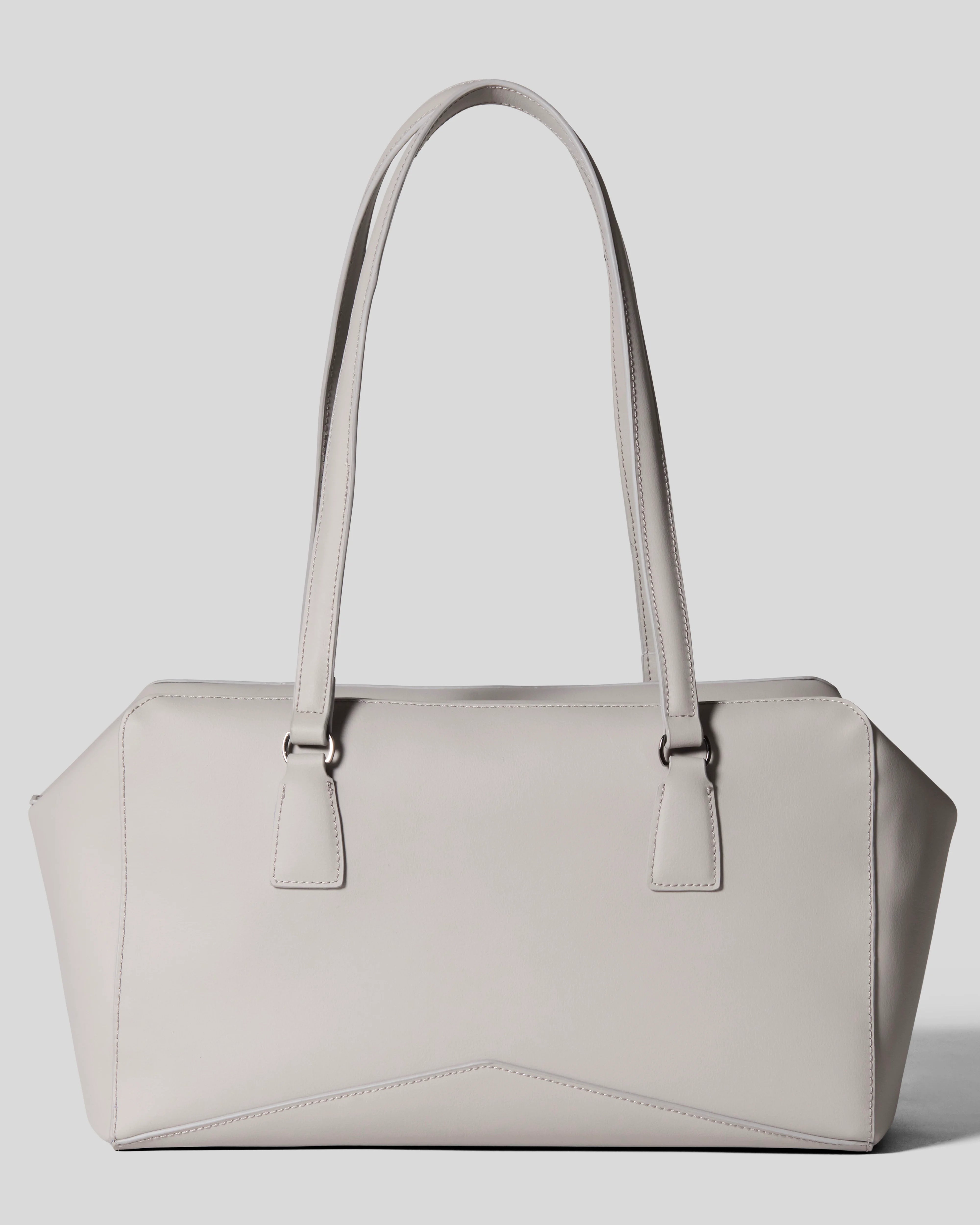 Bisaccia Geometric Plant-Based Shoulder Bag | Dove