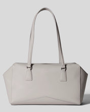 Bisaccia Geometric Plant-Based Shoulder Bag | Dove